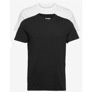 2 PACK T-Shirt STR S TIL 4XK (SORT/HVID)